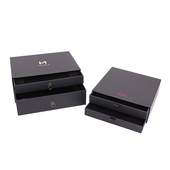 Elección brillante El excelente encanto de las cajas con cajones para anillos