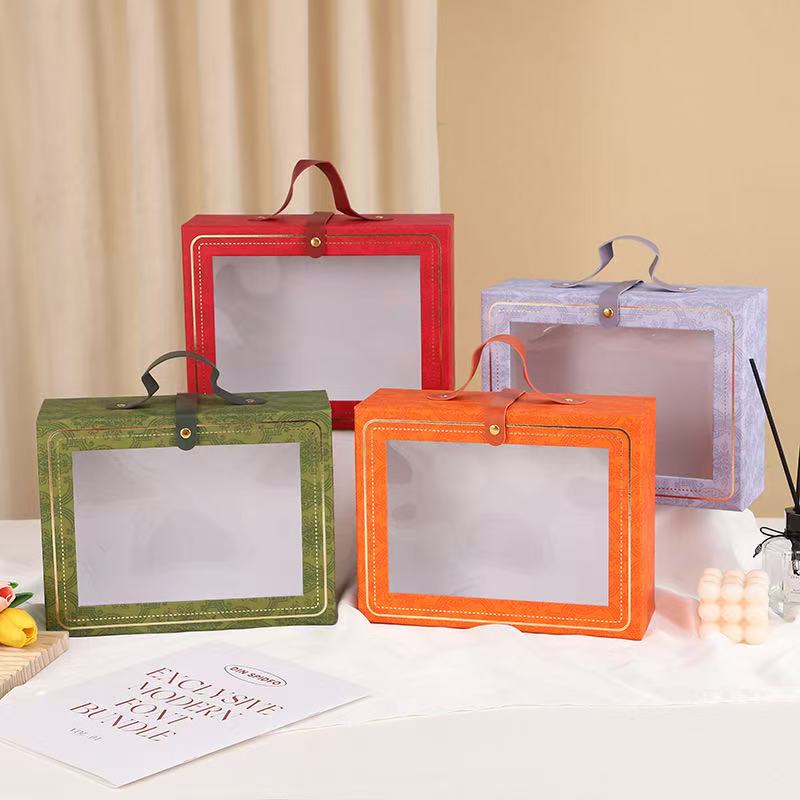 Nueva actualización de la caja de regalo de la ventana: material amigable con el medio ambiente+ventana de alta definición