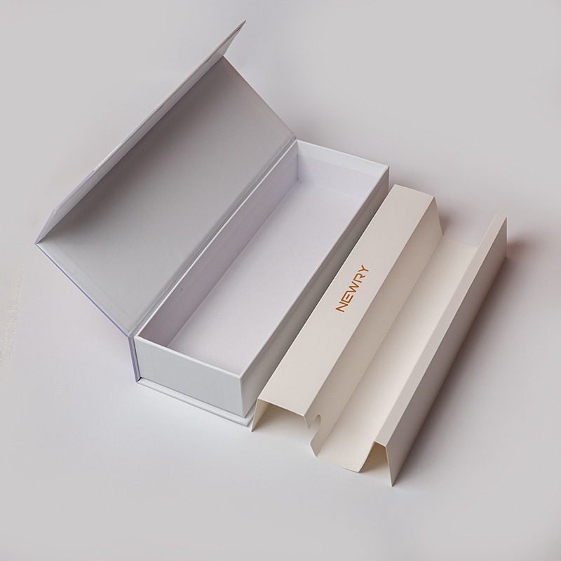 Embalaje de productos de cuidado de cabello de lujo presentado: Caja de regalo en forma de libro exquisito