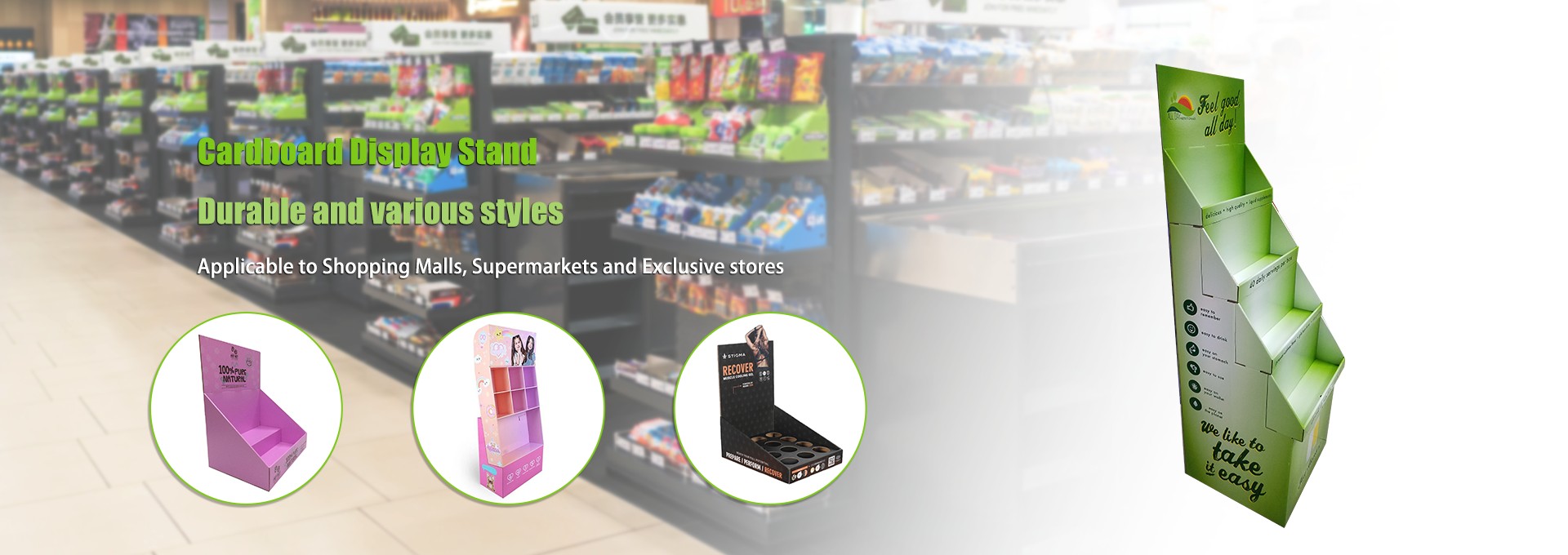 Proveedores de Soporte de exhibición de cartón