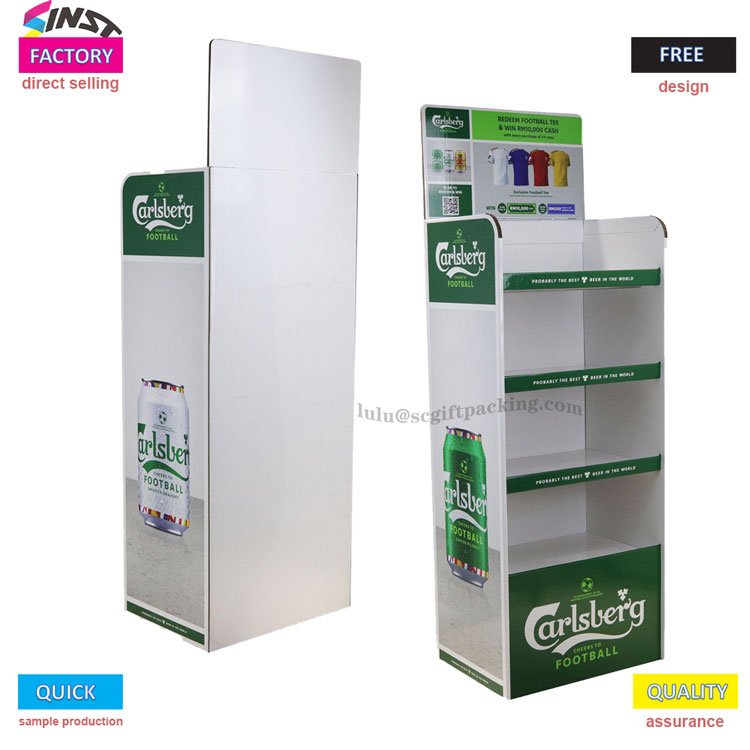 ¿Cómo puede el expositor de cartón ondulado para cerveza encender el entusiasmo de los aficionados por el consumo?