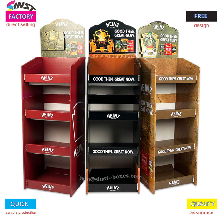 ¿La exhibición de salsa es desordenada e ineficiente? ¡El expositor de salsa de tomate de varias capas te ayuda a 