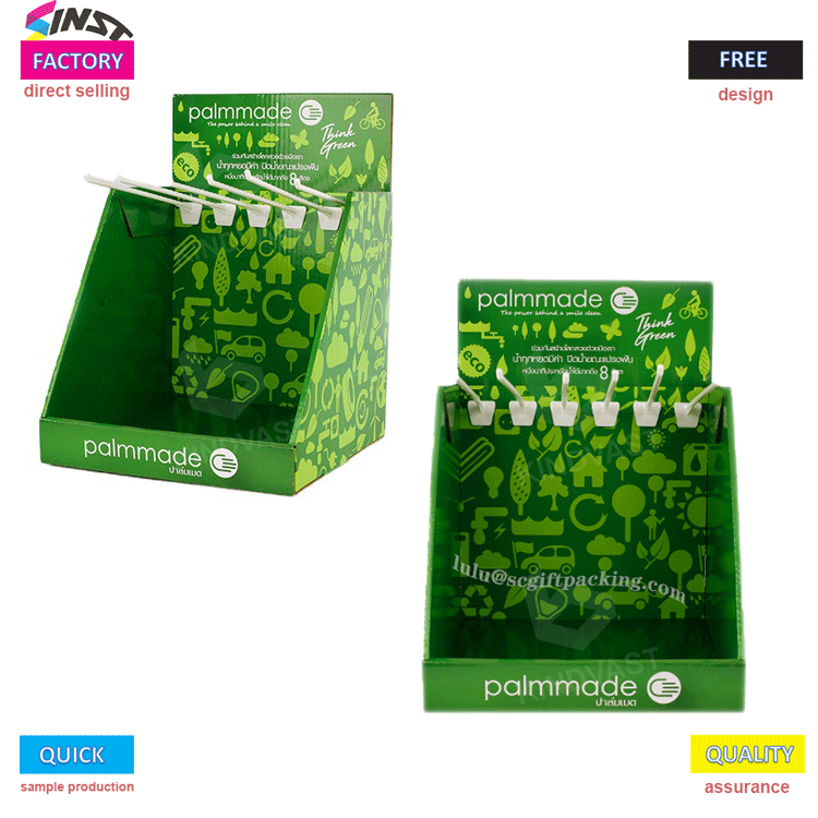 ¿Por qué la caja de presentación del gancho para auriculares es 