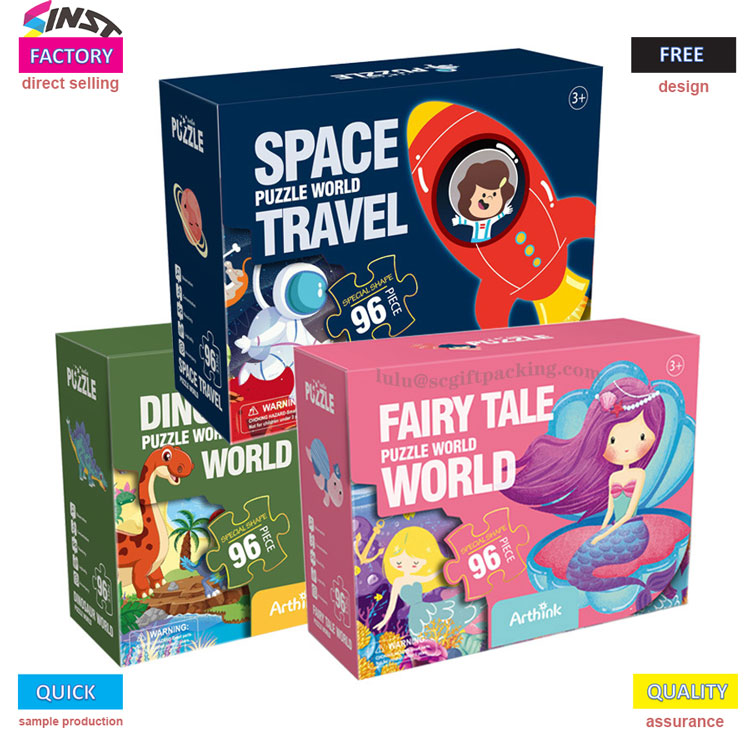 ¿Por qué los padres y los niños se apresuran a abrir esta caja de regalo de rompecabezas?