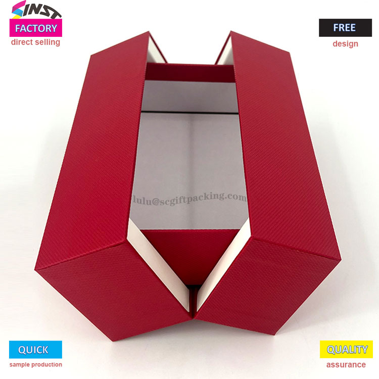 Caja de regalo de vino tinto automático de elevación de doble puerta creativa
