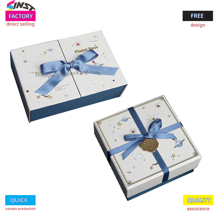 Caja de regalo para novia de novia de boda de lujo