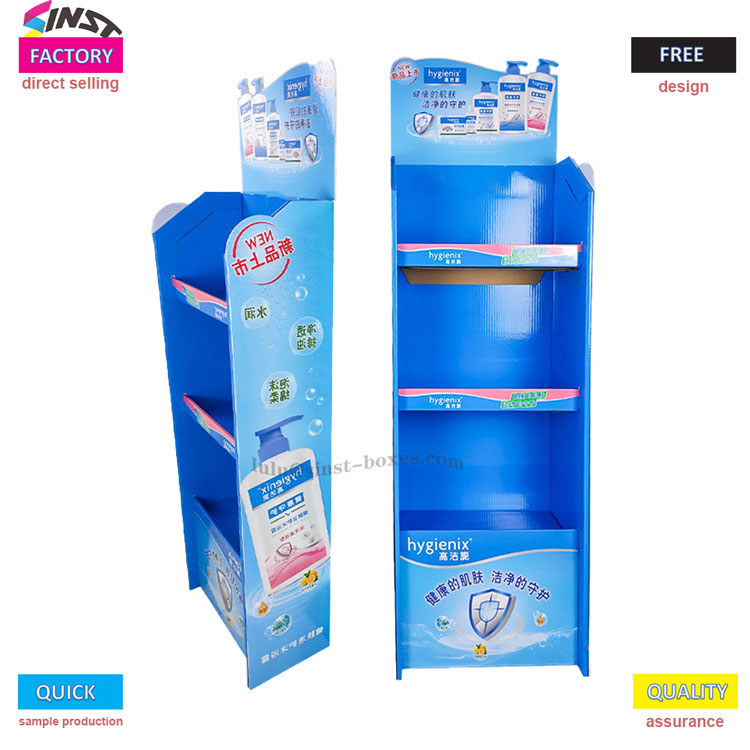 expositor de gel de ducha