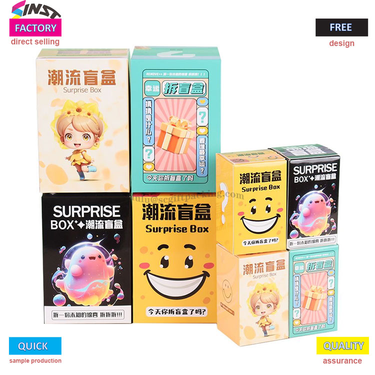 Caja de ciego de muñeca de moda Box Rate Off Card