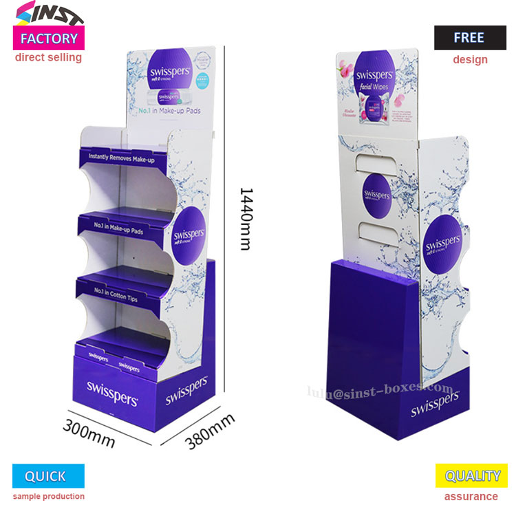 Estante de exhibición de toallitas húmedas